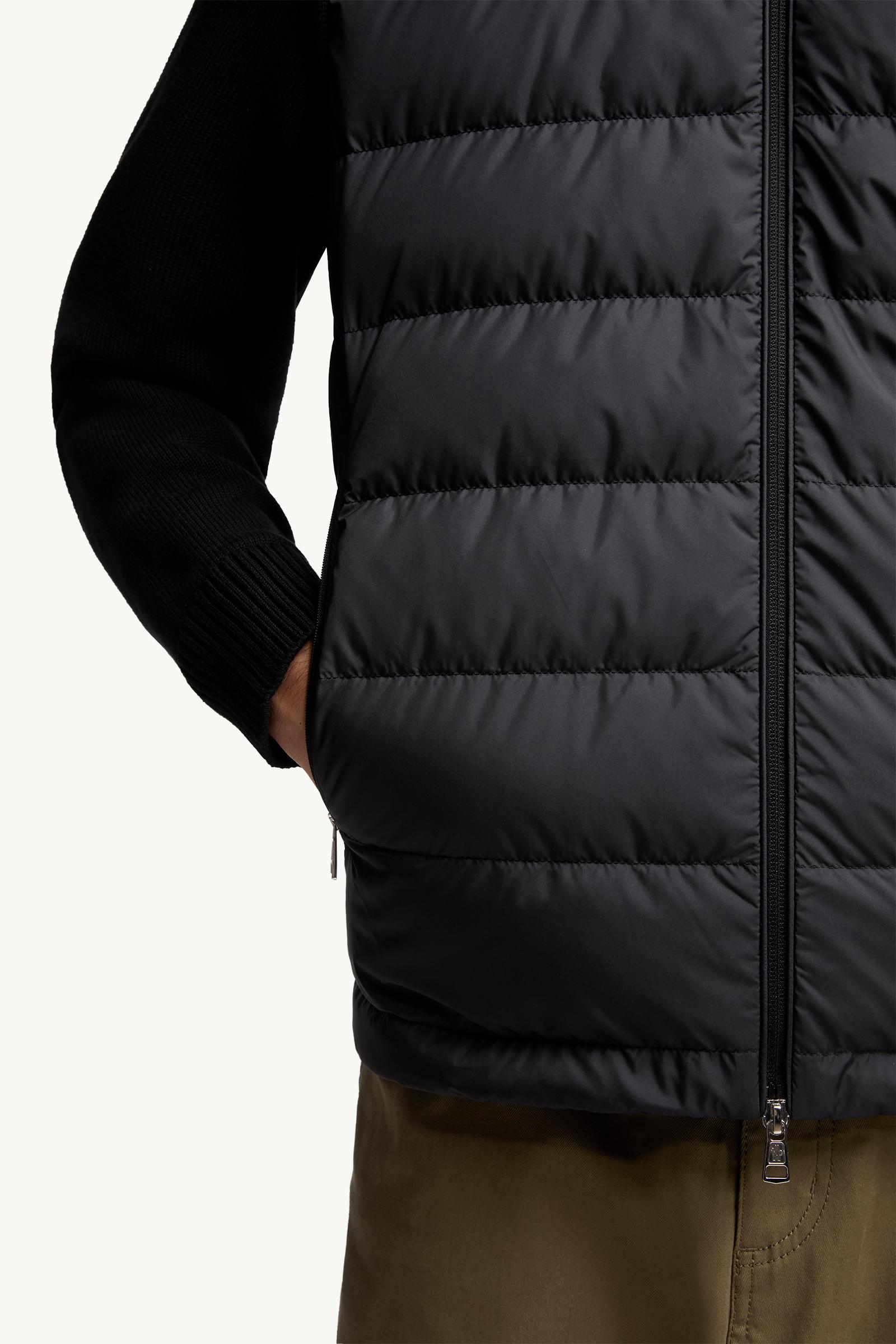 Padded Zip-Up Cotton Cardigan