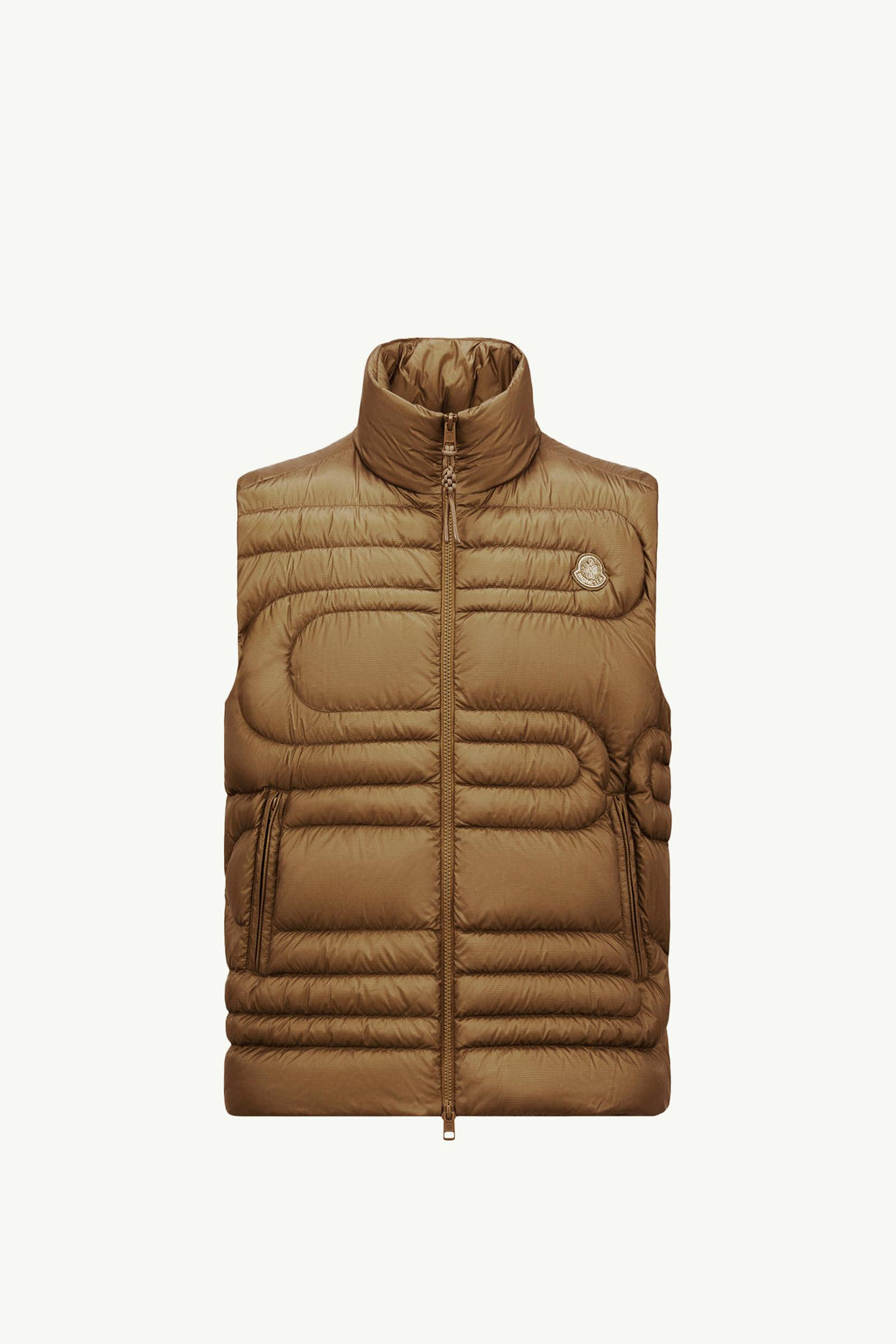Emeishan Snake-Quilted Down Gilet