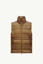 Emeishan Snake-Quilted Down Gilet