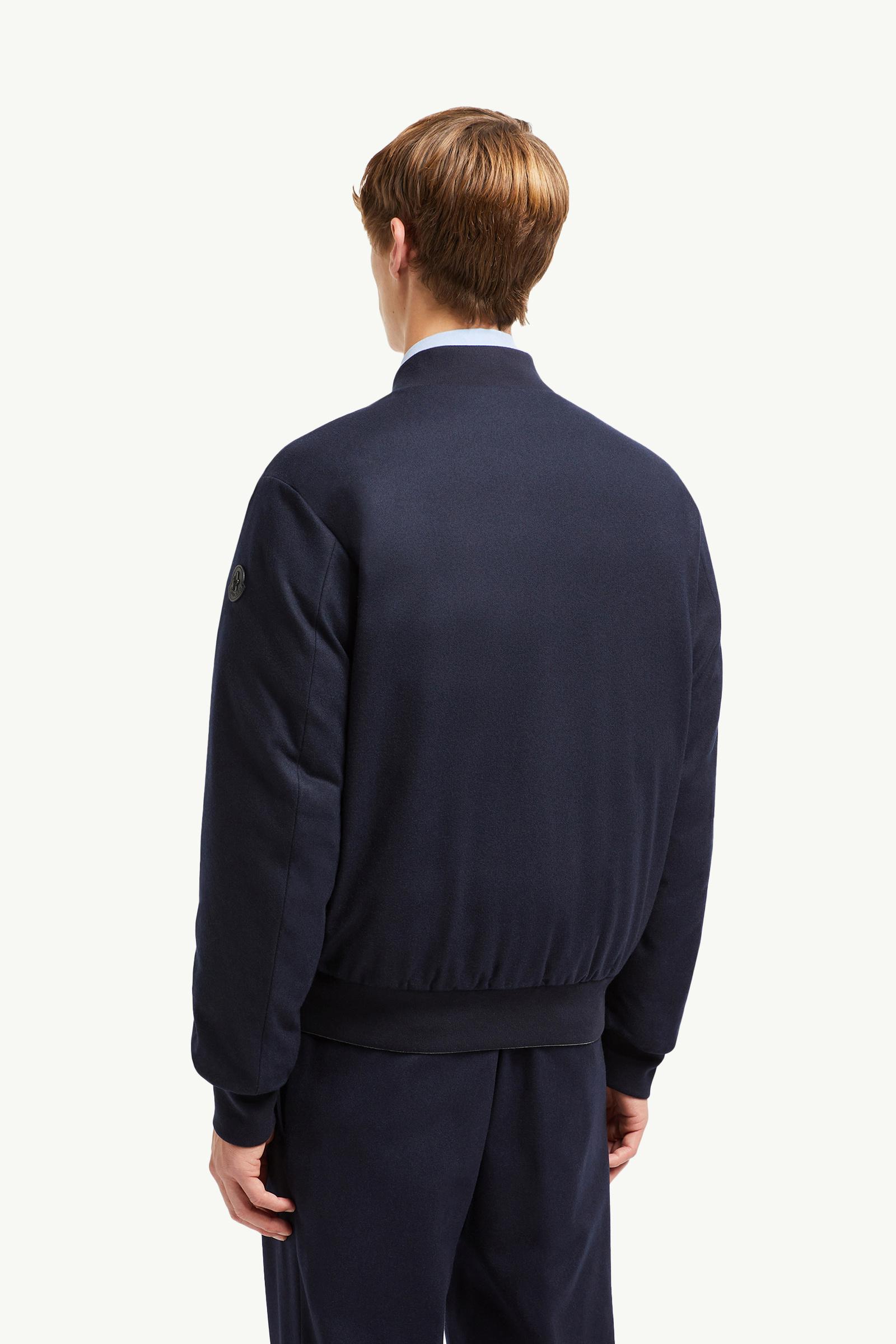 Villerest Reversible Cashmere Blend Down Bomber Jacket?