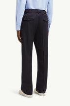 Wool Gabardine Tailored Trousers