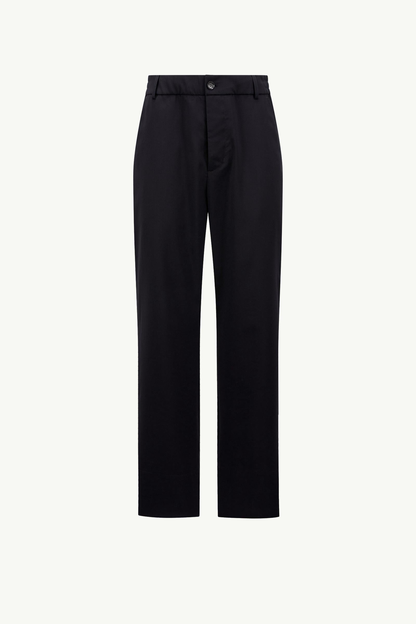Wool Gabardine Tailored Trousers