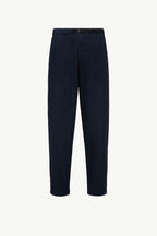 Belted Seersucker Trousers