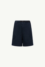 Belted Seersucker Shorts