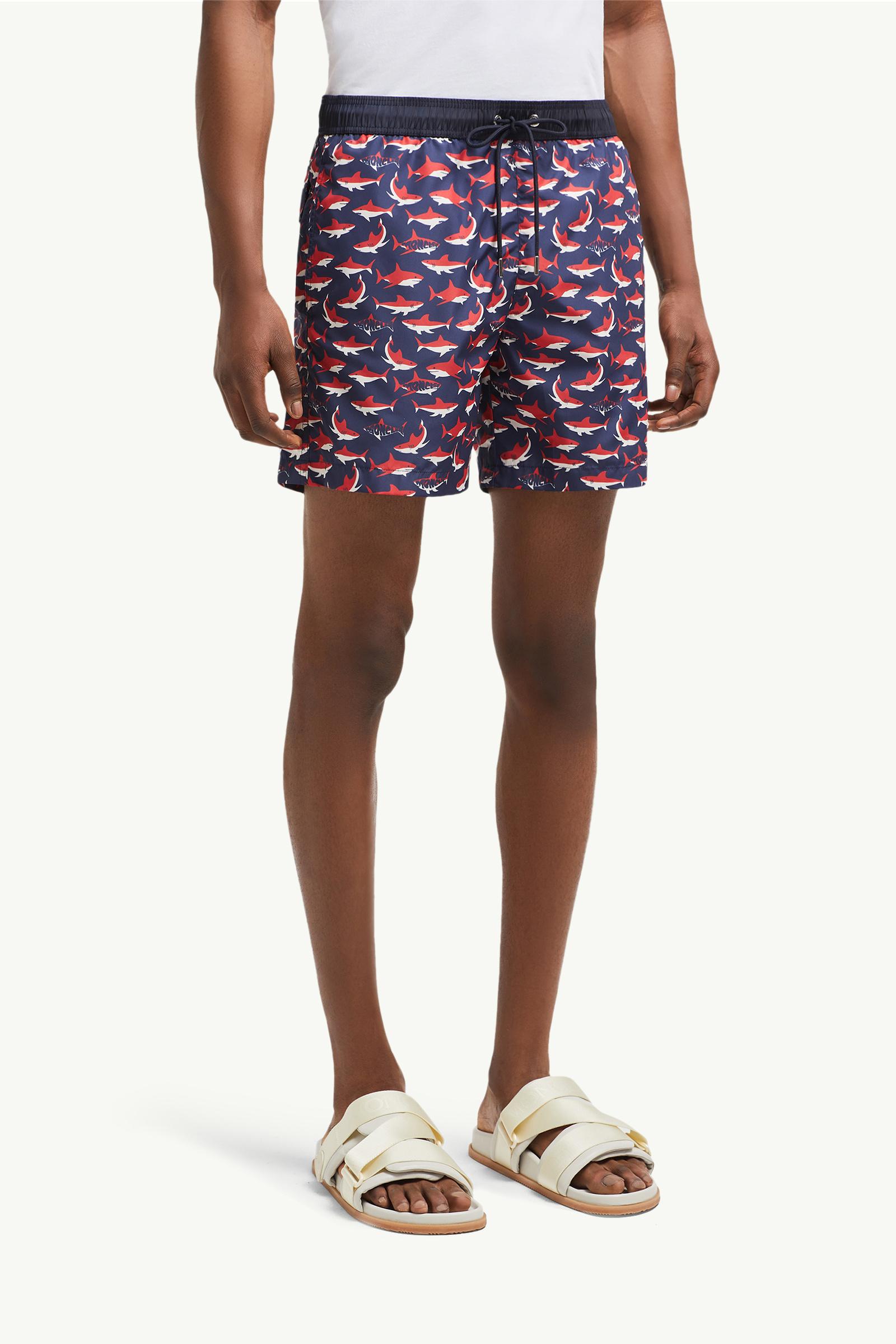 Shark Print Swim Shorts
