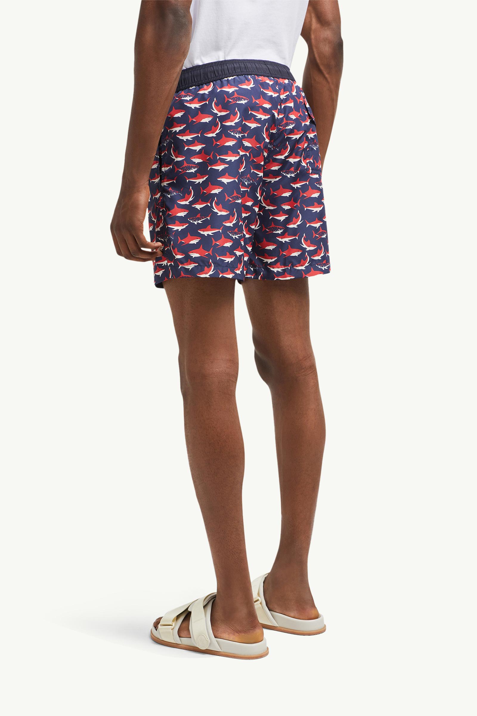 Shark Print Swim Shorts