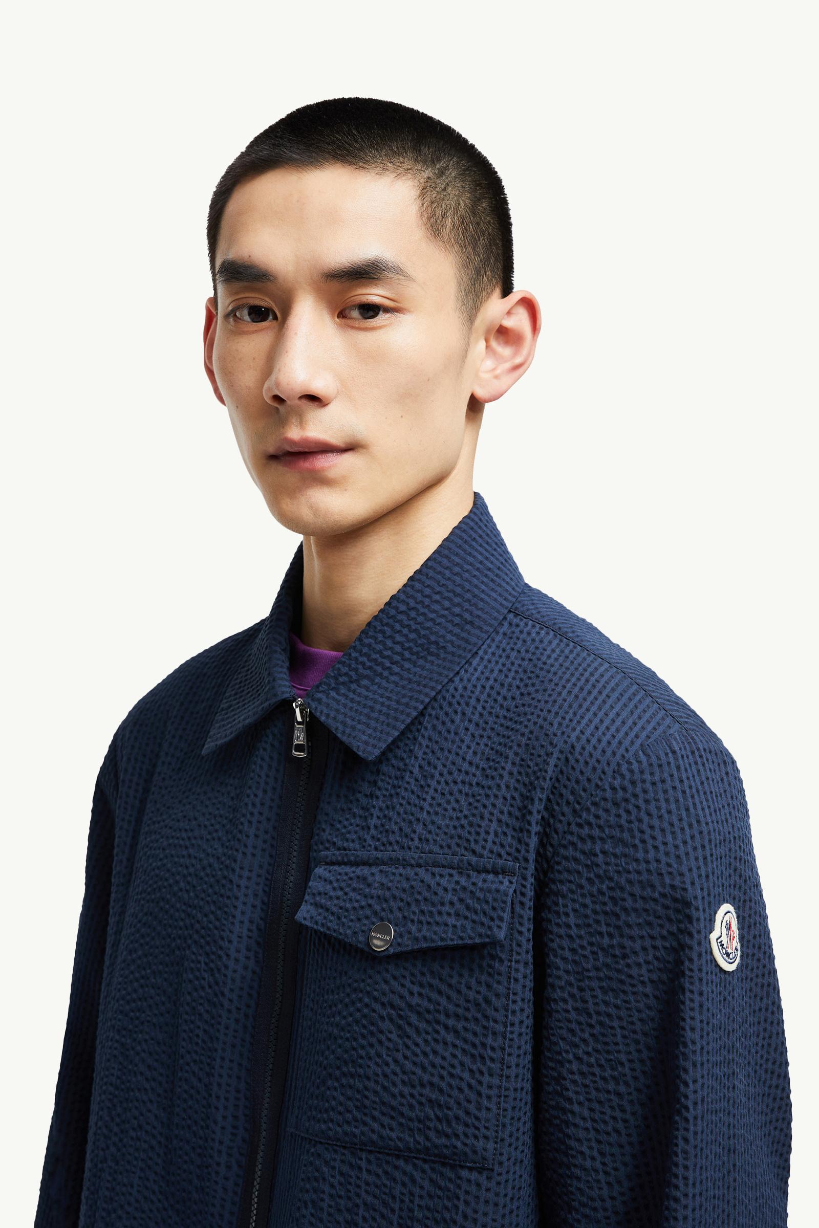 Seersucker Shirt Jacket