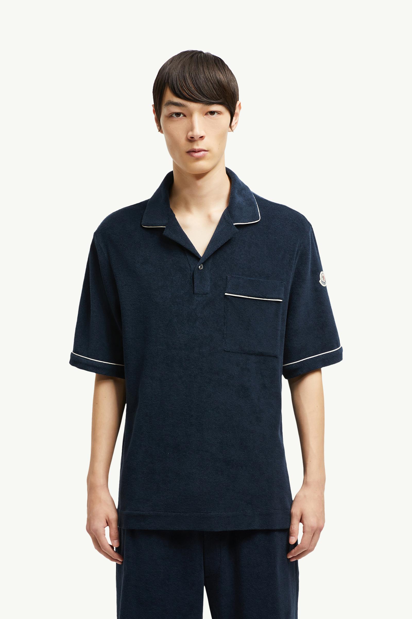 Cotton Terry Cloth Polo Shirt