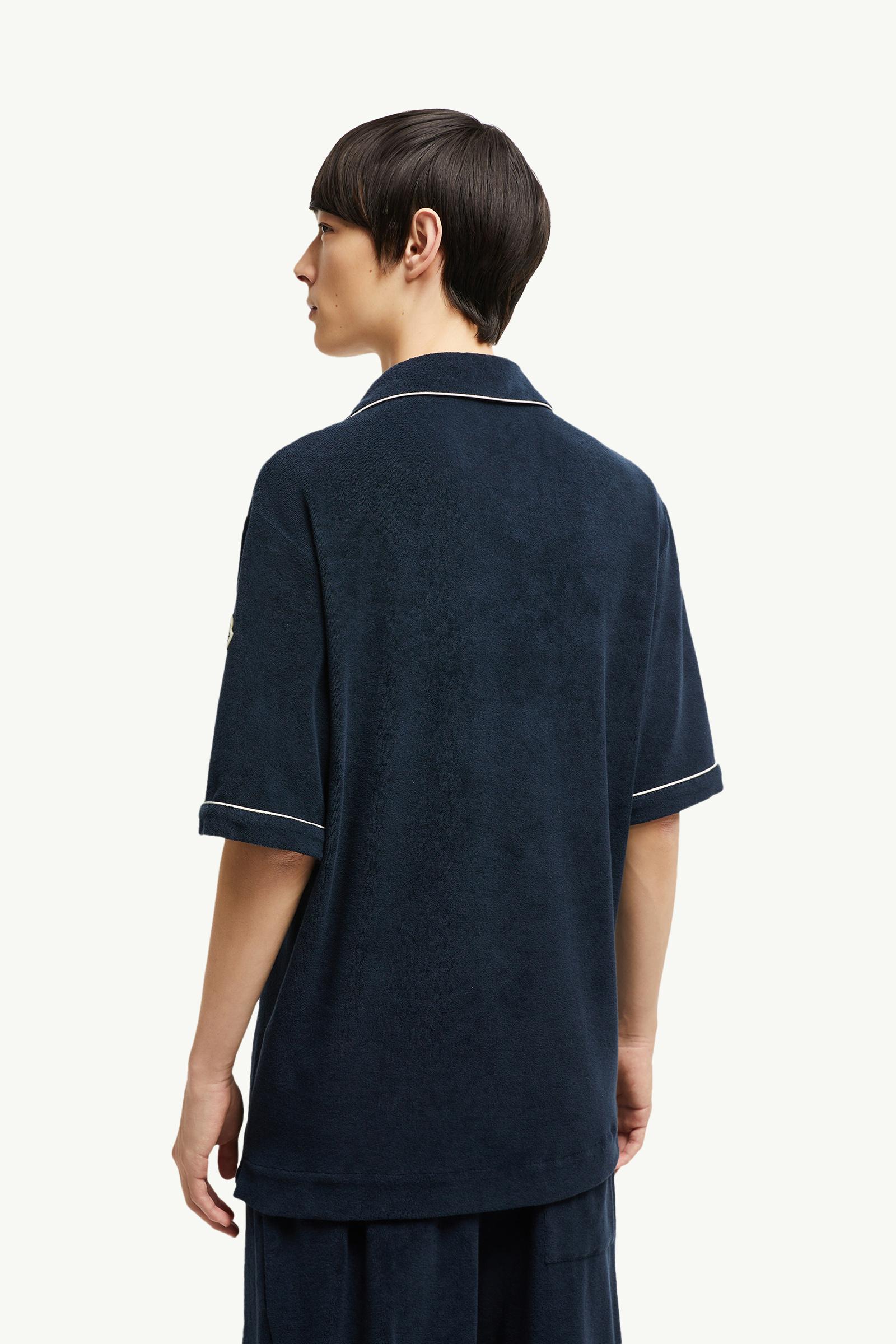 Cotton Terry Cloth Polo Shirt