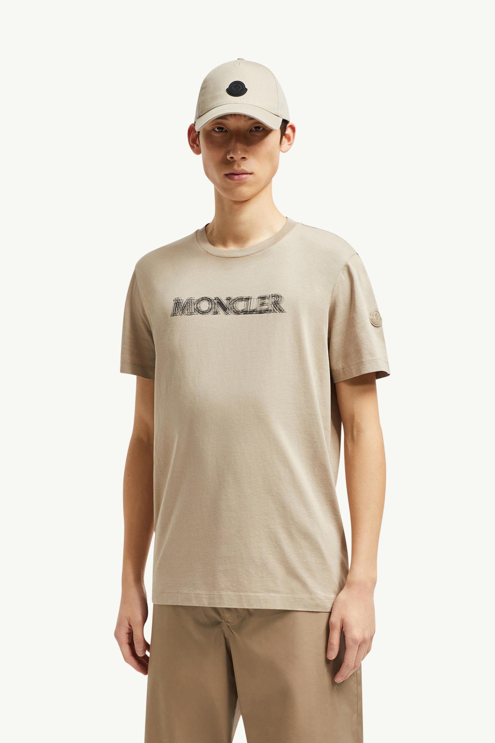 Blurred Logo Cotton T-Shirt