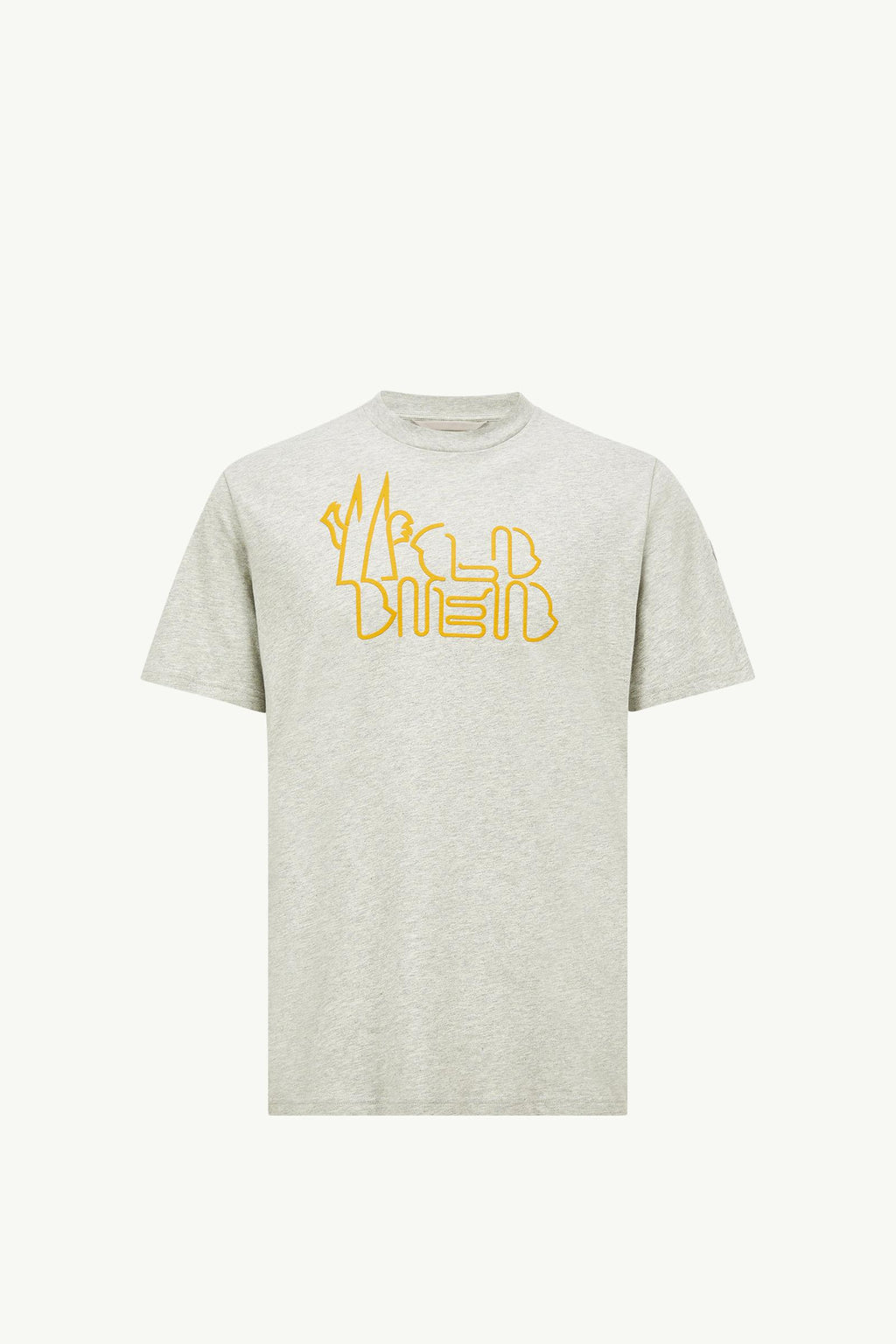 Curved Logo Cotton T-Shirt