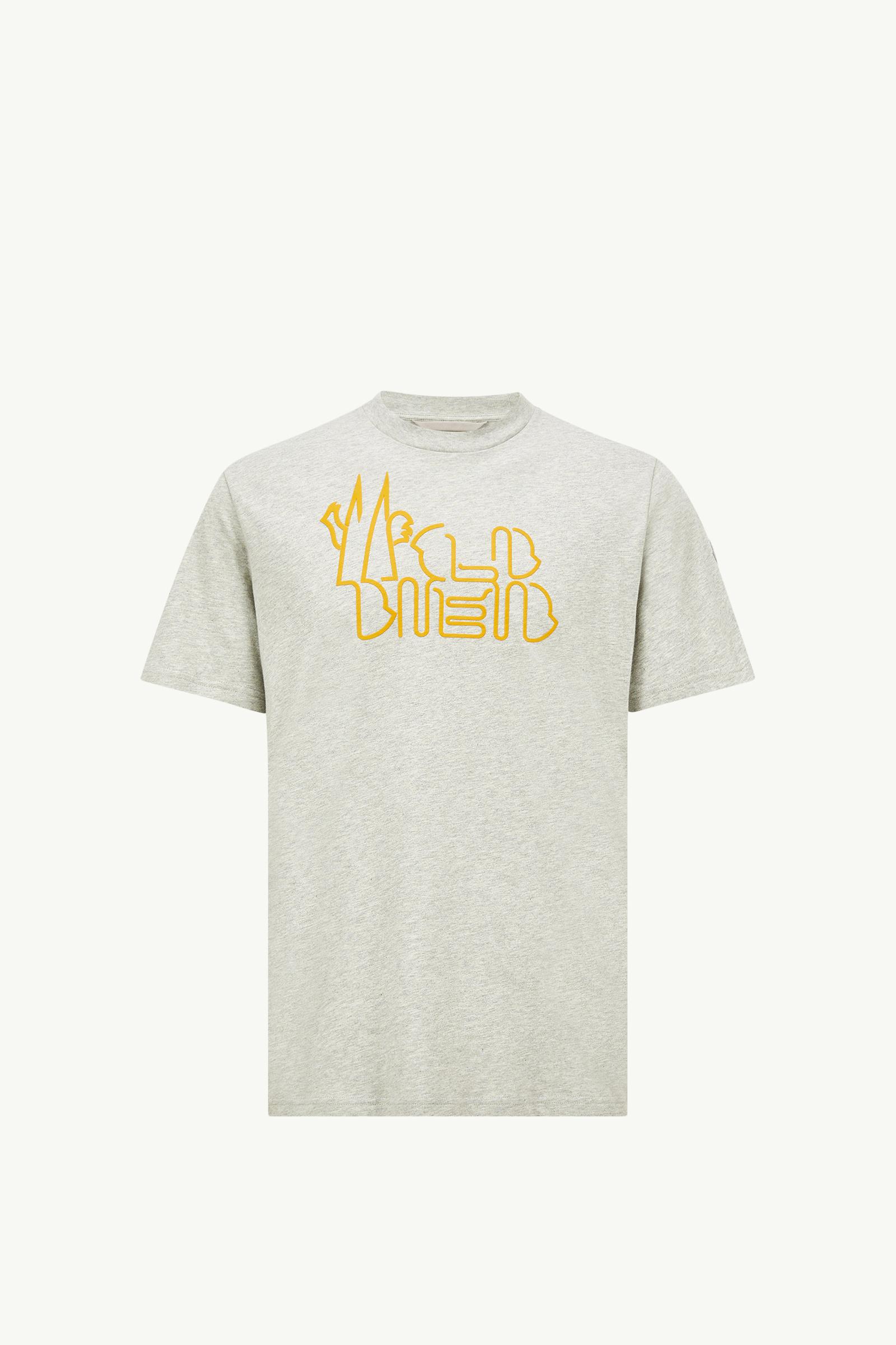 Curved Logo Cotton T-Shirt