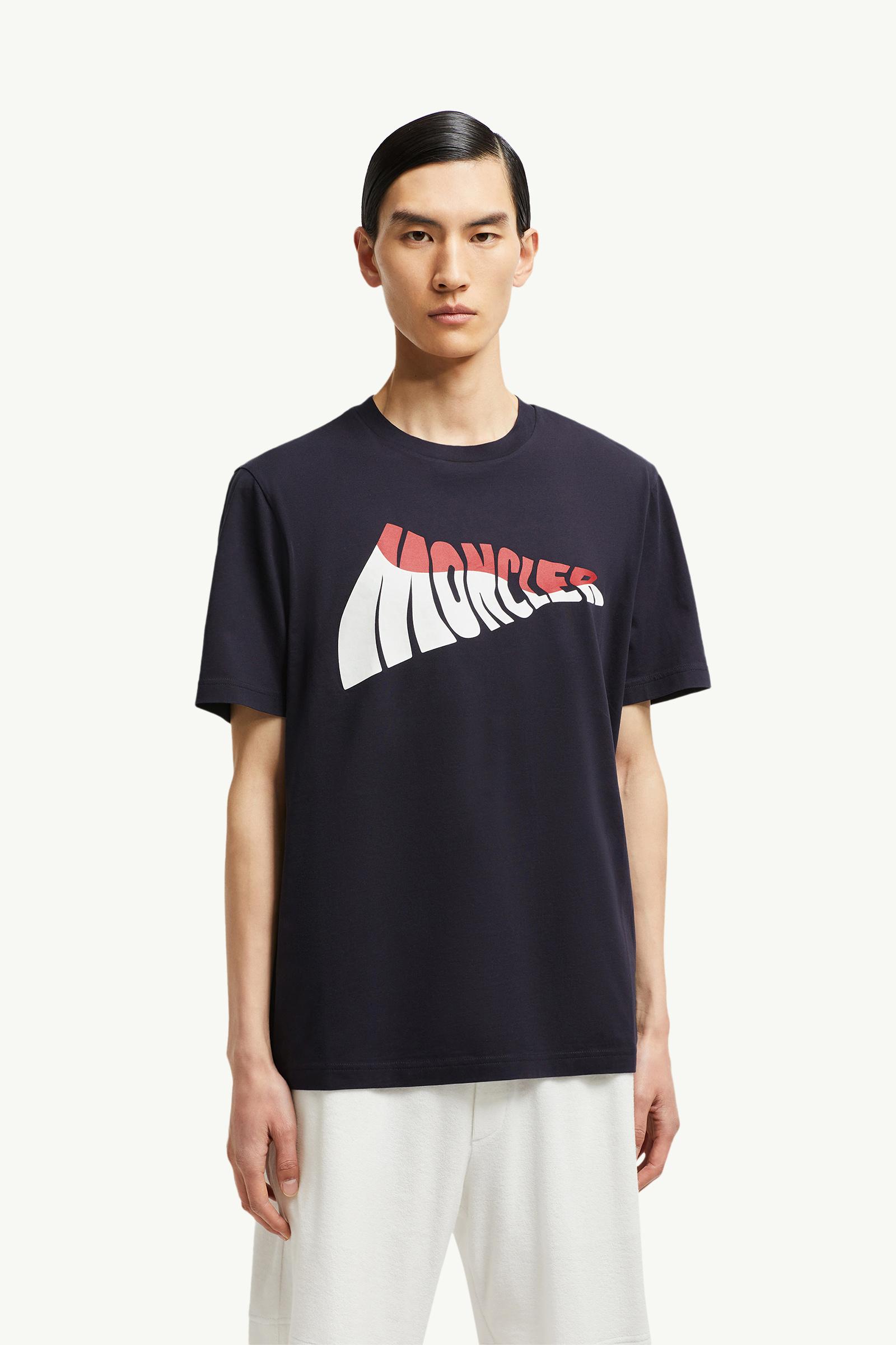 Wave Logo Cotton T-Shirt