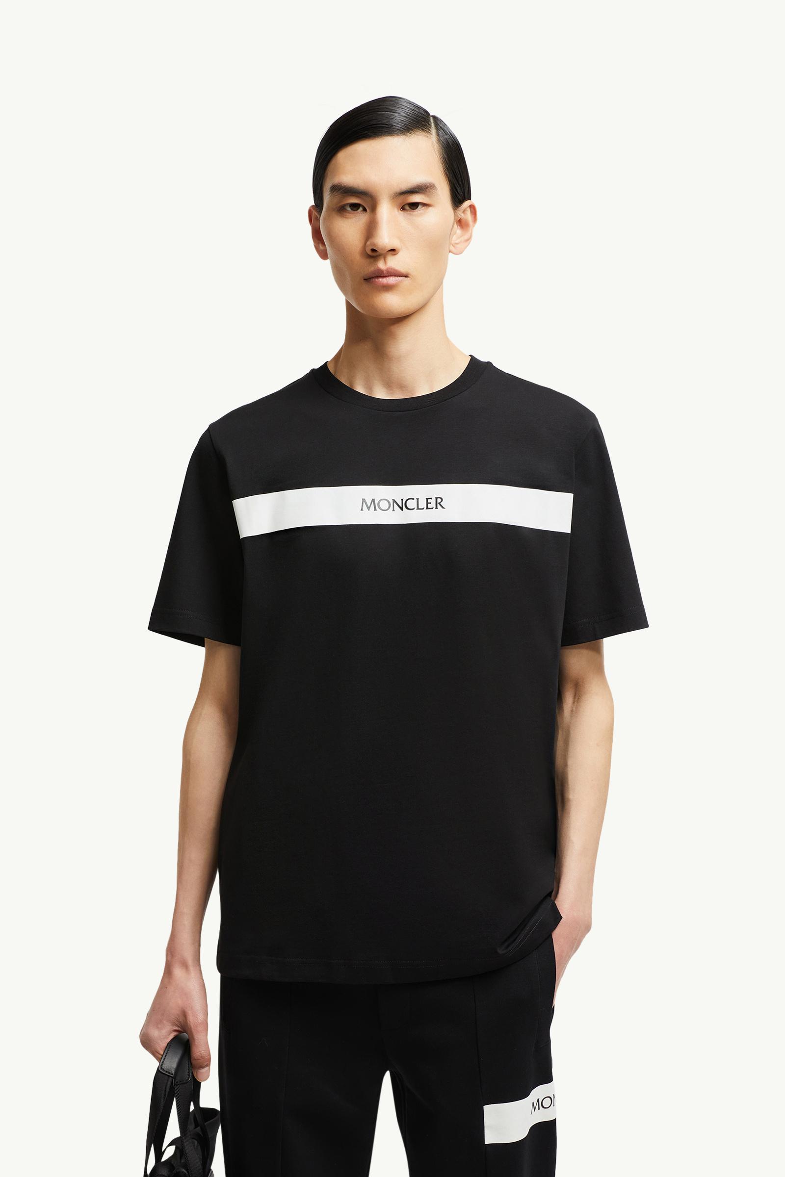 Rubberised Logo Cotton T-Shirt