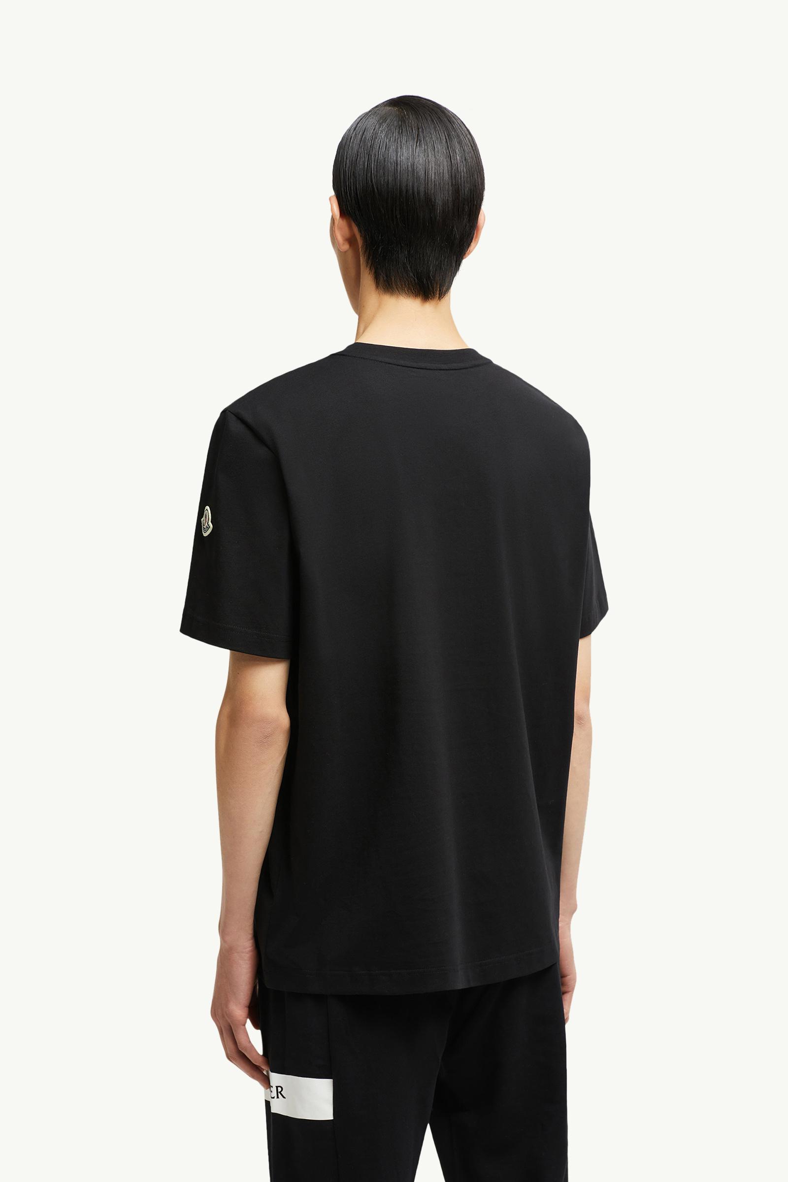 Rubberised Logo Cotton T-Shirt