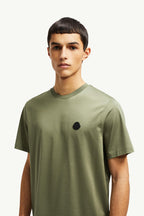 Vertical Back Logo Cotton T-Shirt