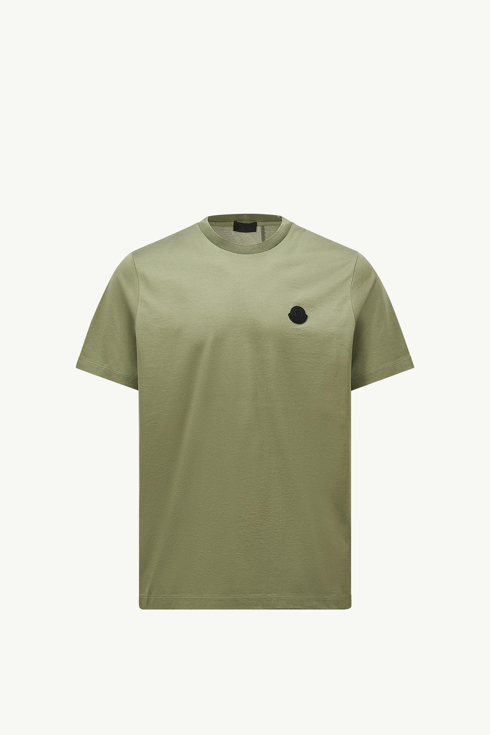 Vertical Back Logo Cotton T-Shirt