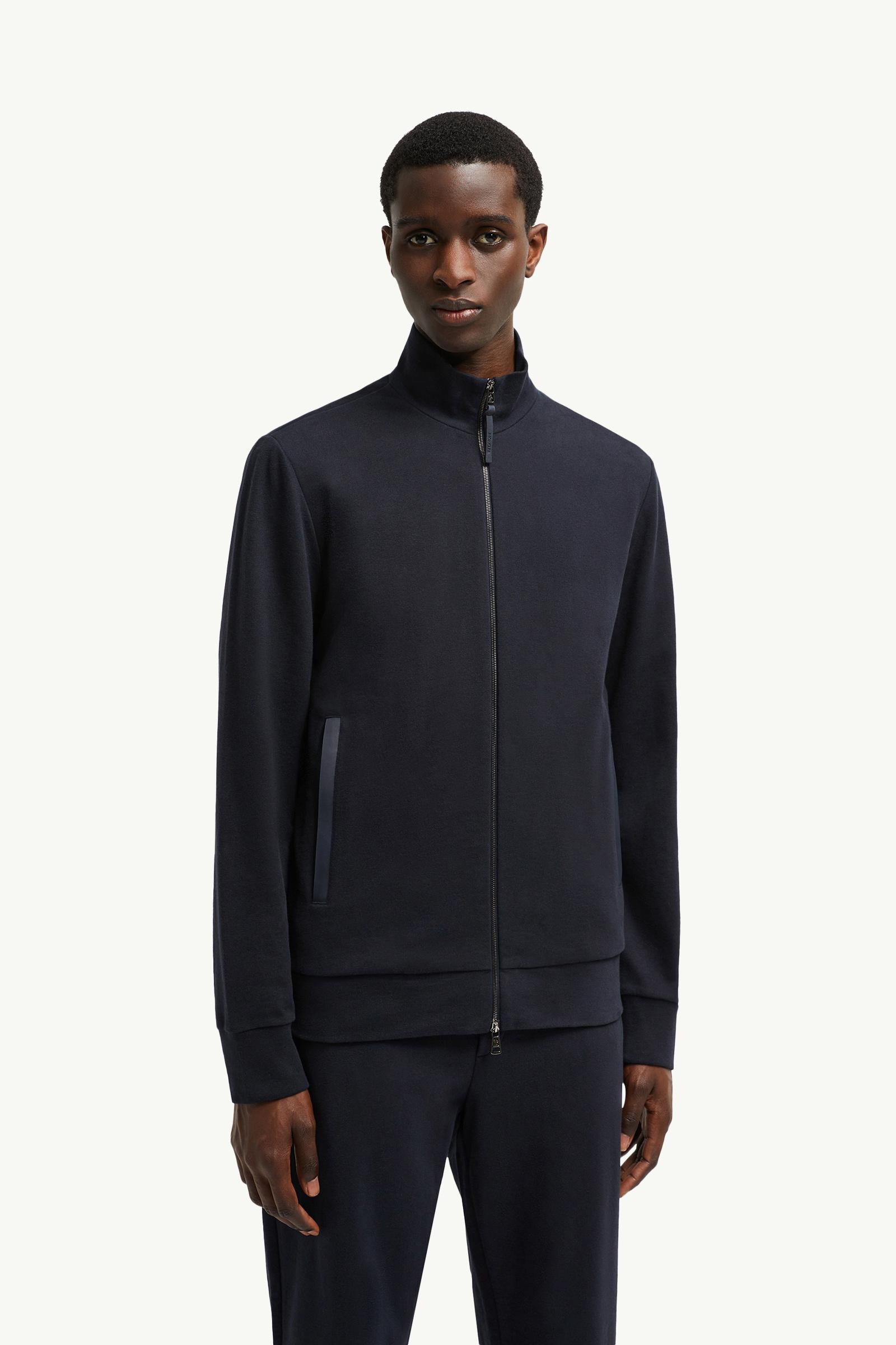 Suede-Trimmed Cotton & Cashmere Sweatshirt