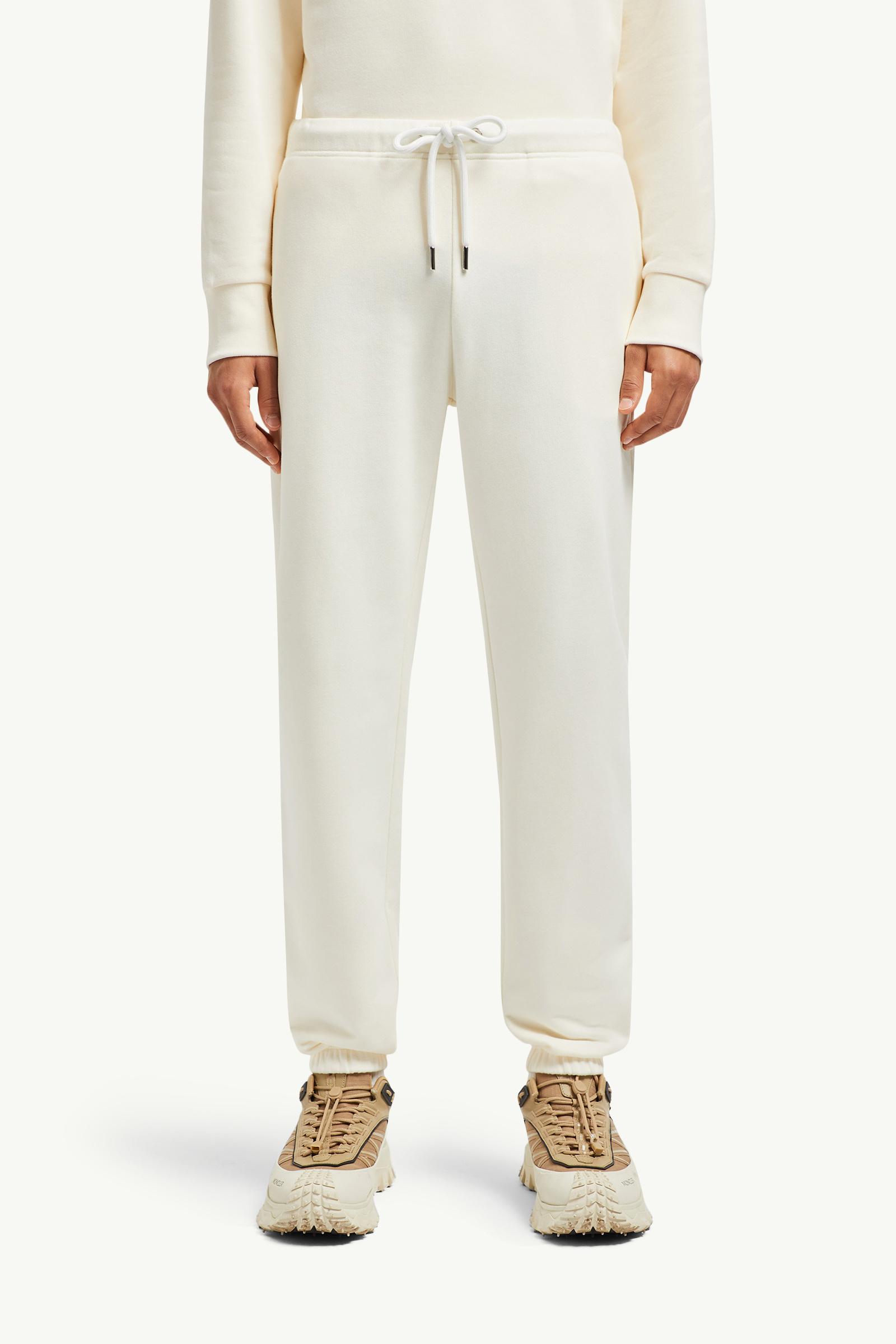 Logo Patch Cotton Track Pants