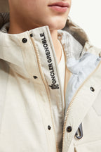 Spur Hooded Linen & Cotton Field Jacket