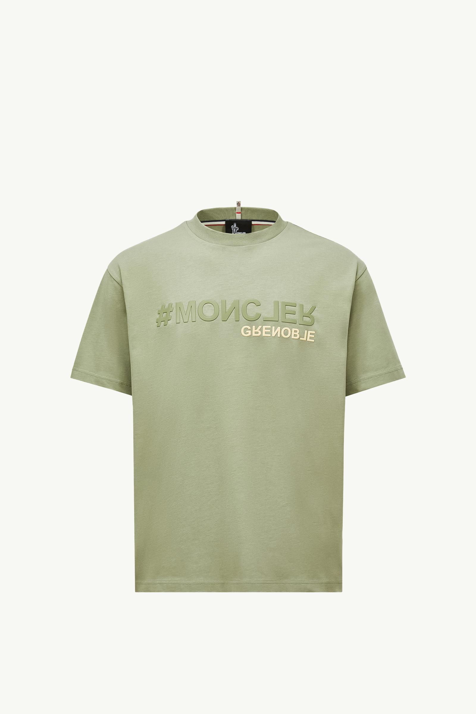 Mirrored Logo Cotton T-Shirt