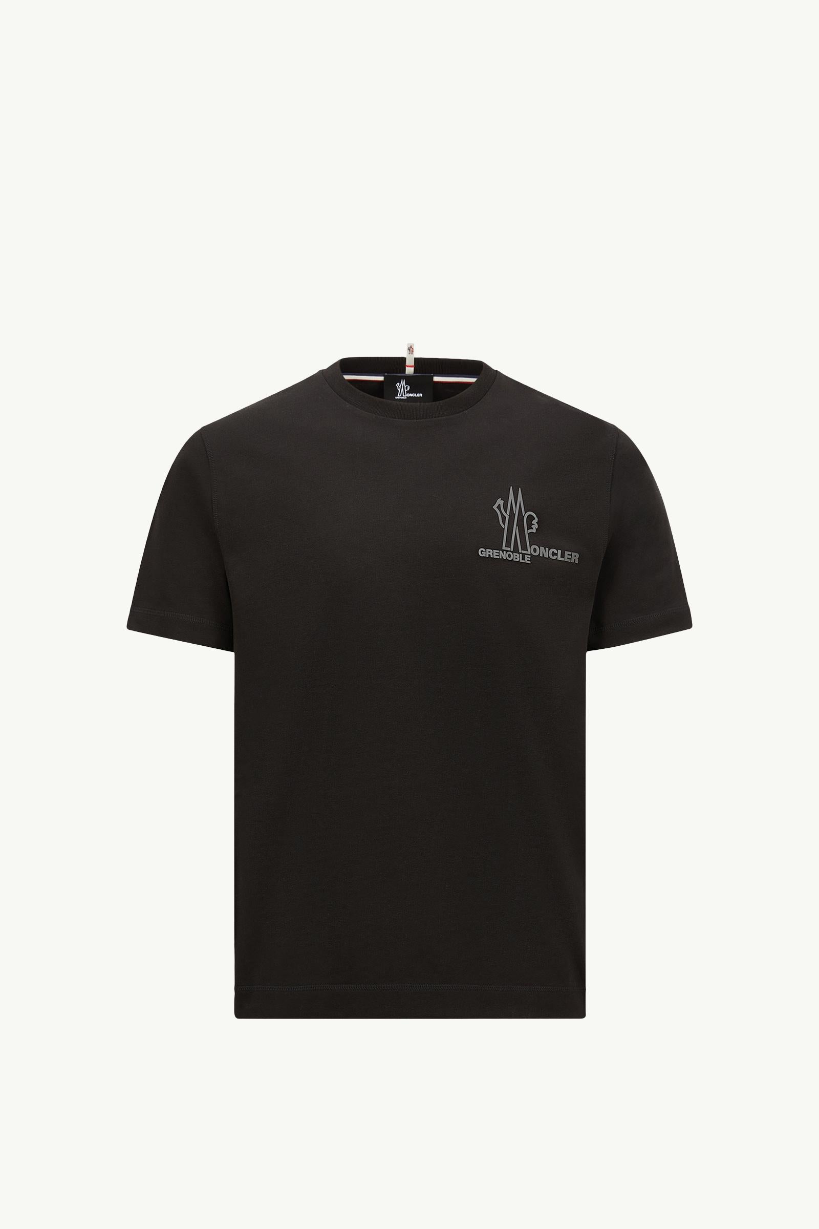 Embossed Logo Cotton T-Shirt