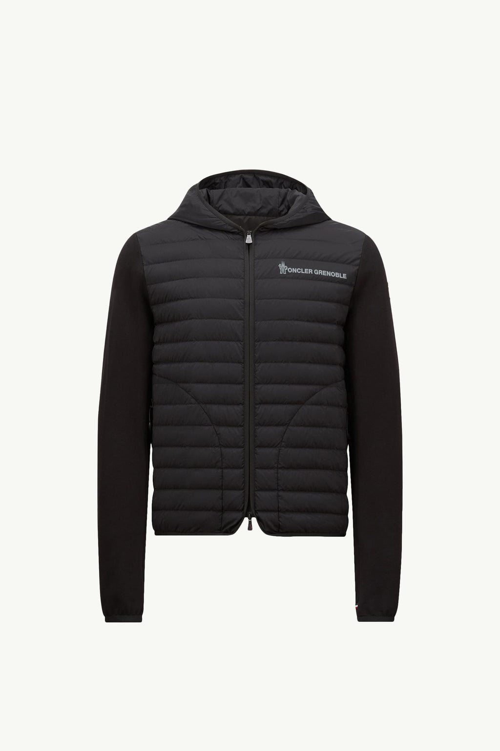 Padded Cotton Zip-Up Hoodie