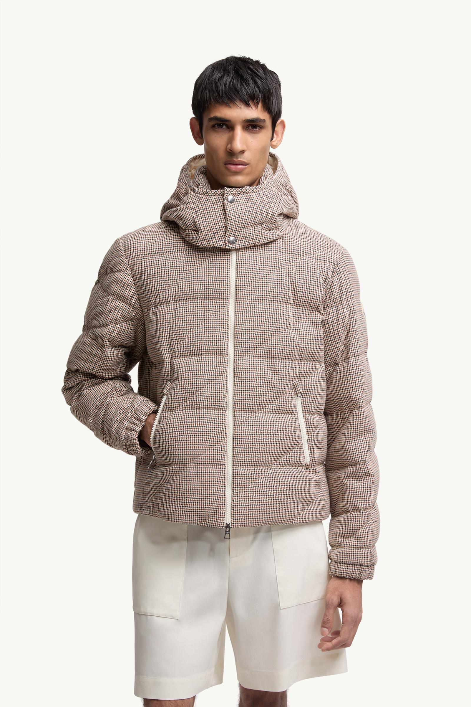 Psyllos Wool Blend Hooded Short Down Jacket