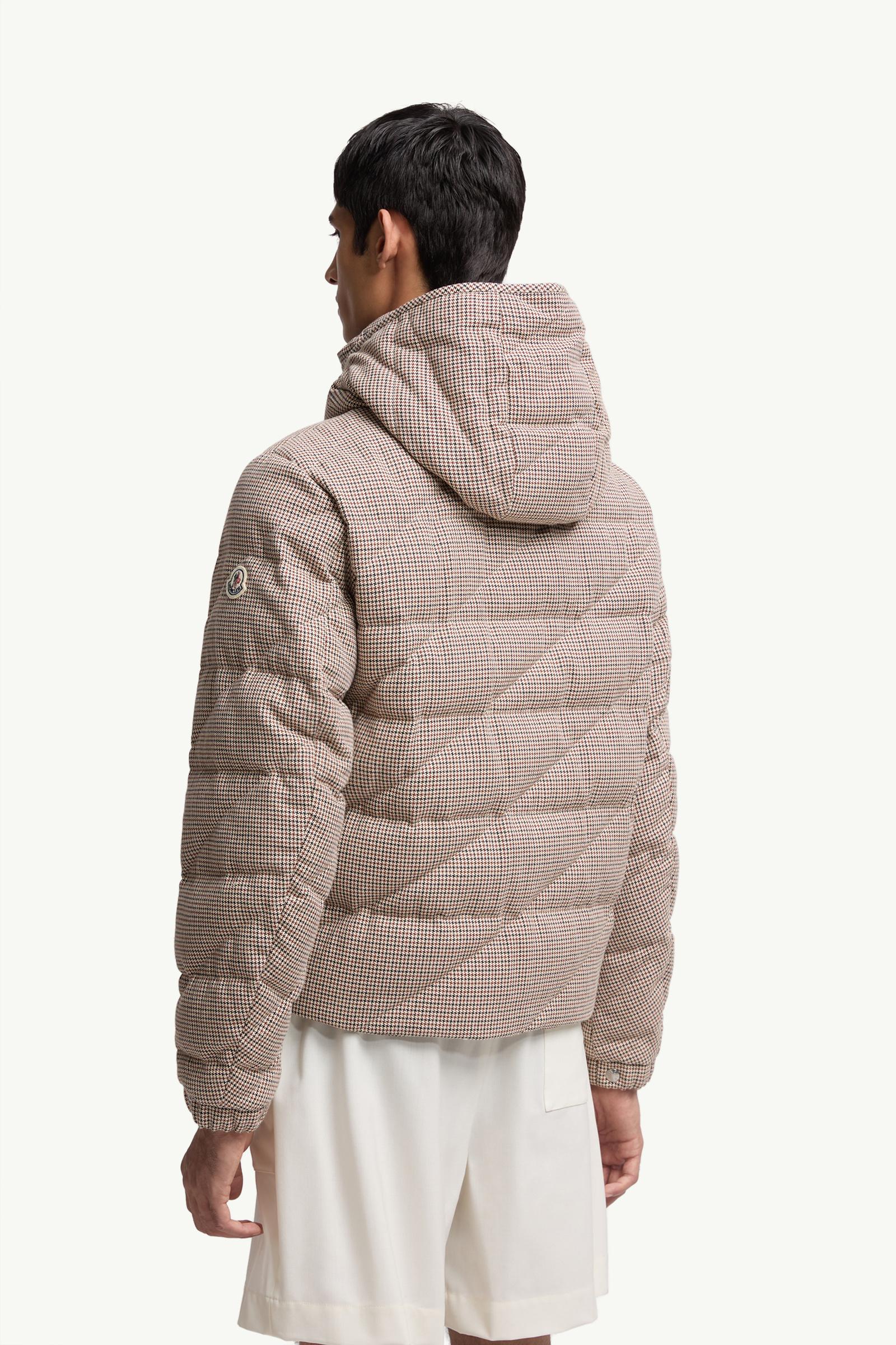 Psyllos Wool Blend Hooded Short Down Jacket