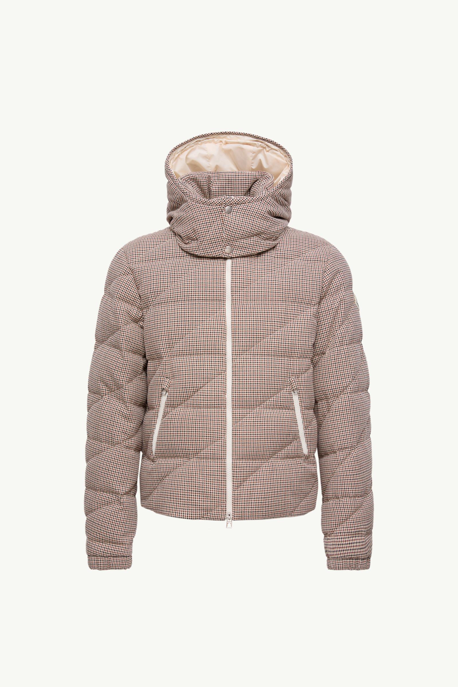 Psyllos Wool Blend Hooded Short Down Jacket