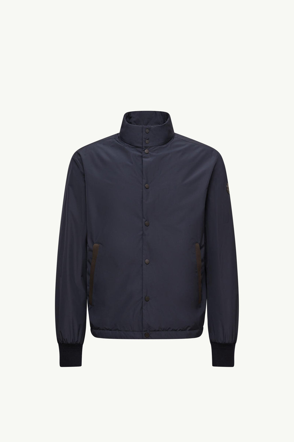 Lanques Leather-Trimmed Short Down Jacket