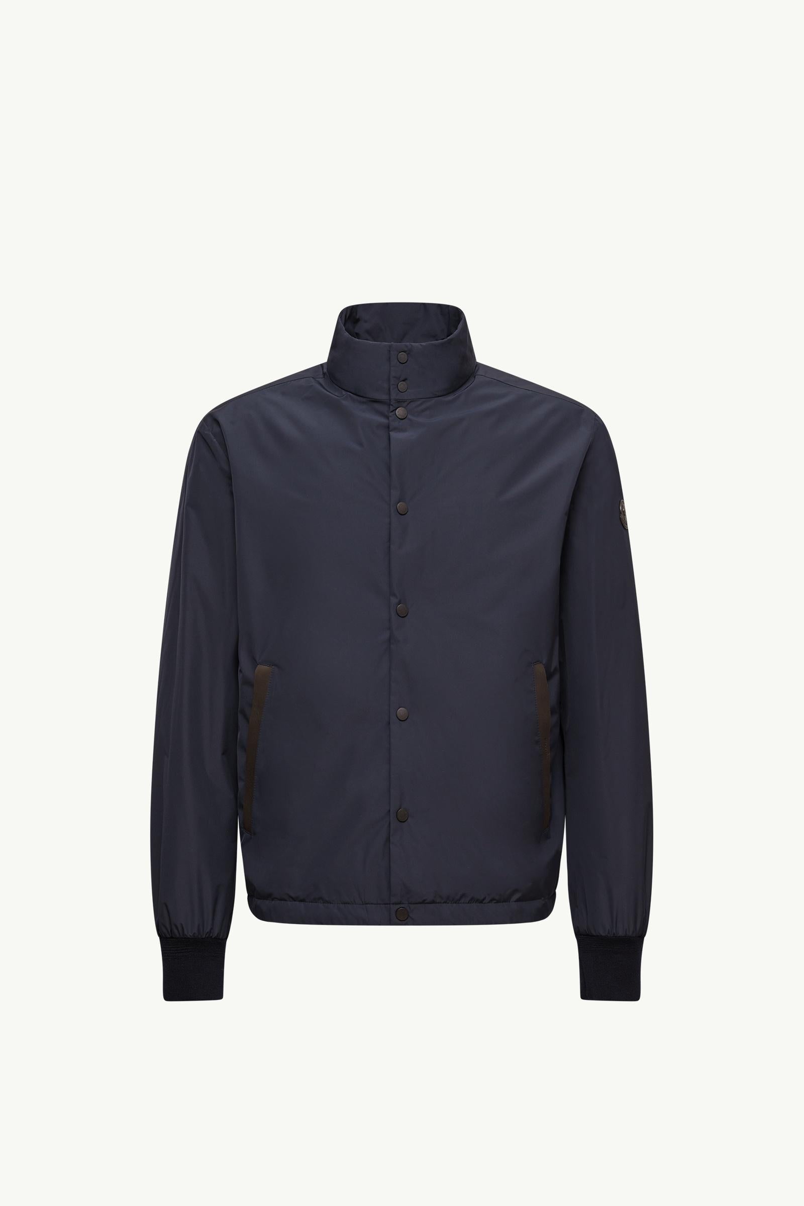 Lanques Leather-Trimmed Short Down Jacket