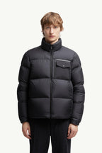 Chinon Square-Quilted Short Down Jacket