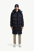 Hanoverian Hooded Long Down Jacket