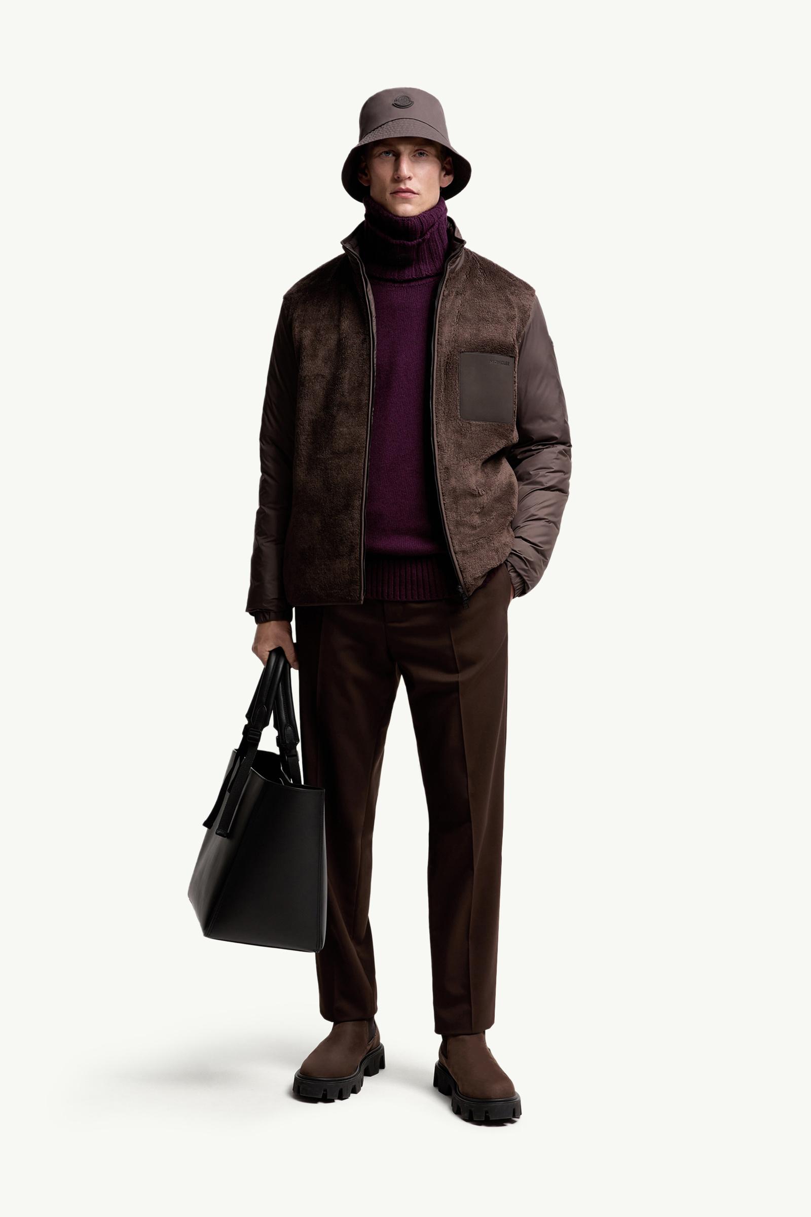 Wool Blend Gabardine Tailored Trousers