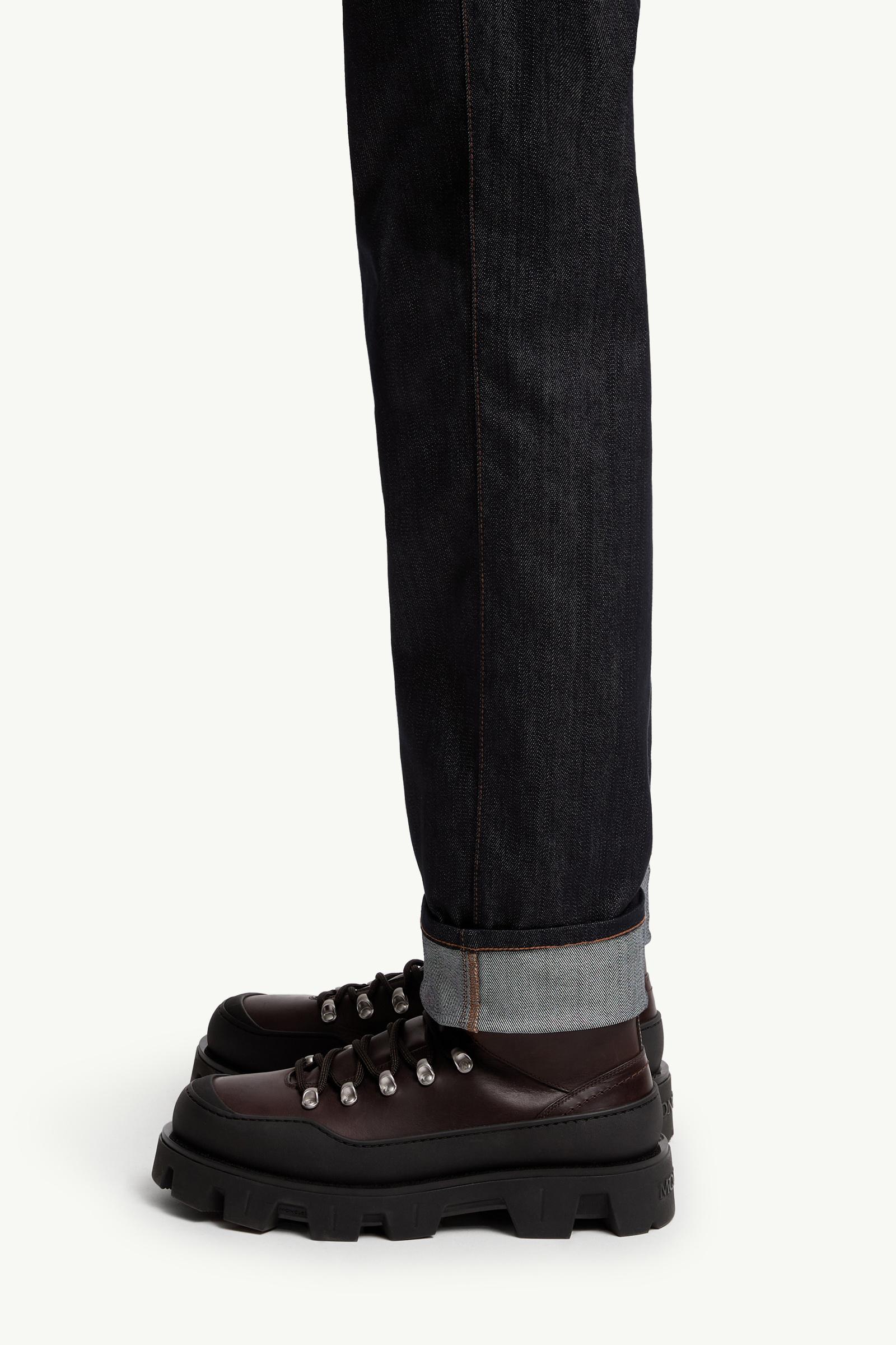 Straight Leg Denim Jeans