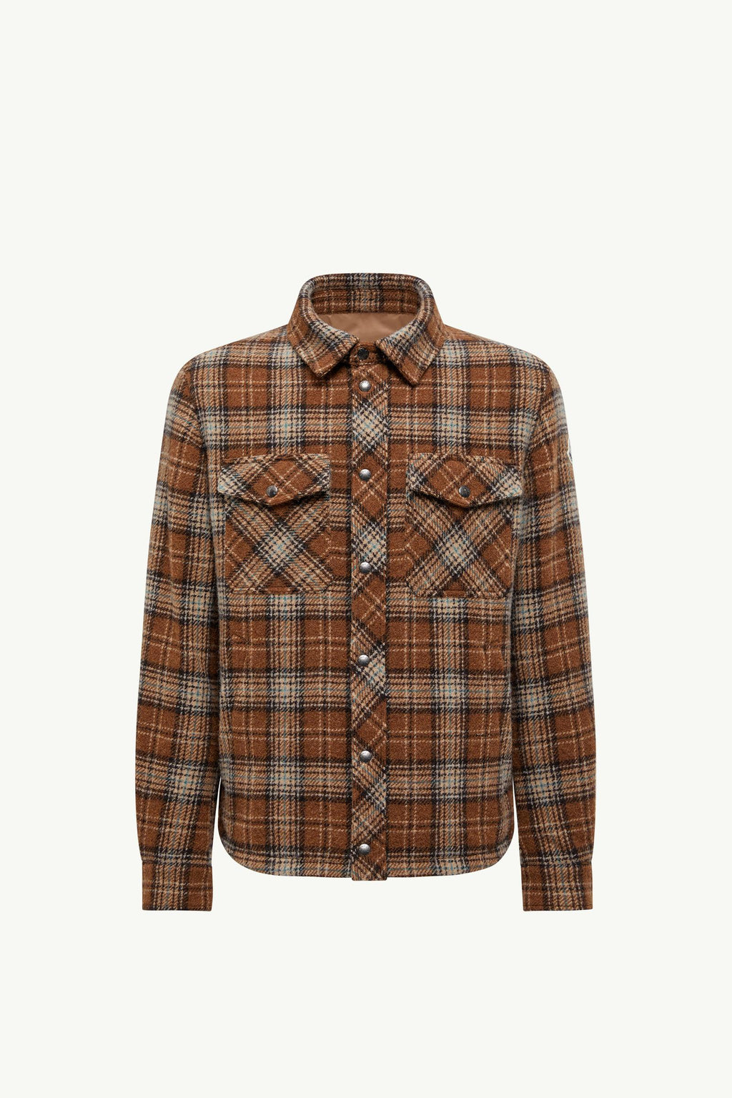 Checked Wool Shirt Jacket