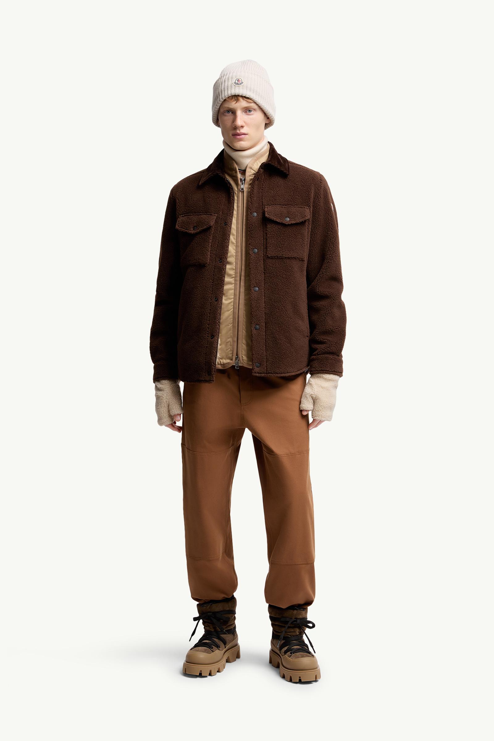 Teddy Corduroy-Trimmed Shirt Jacket