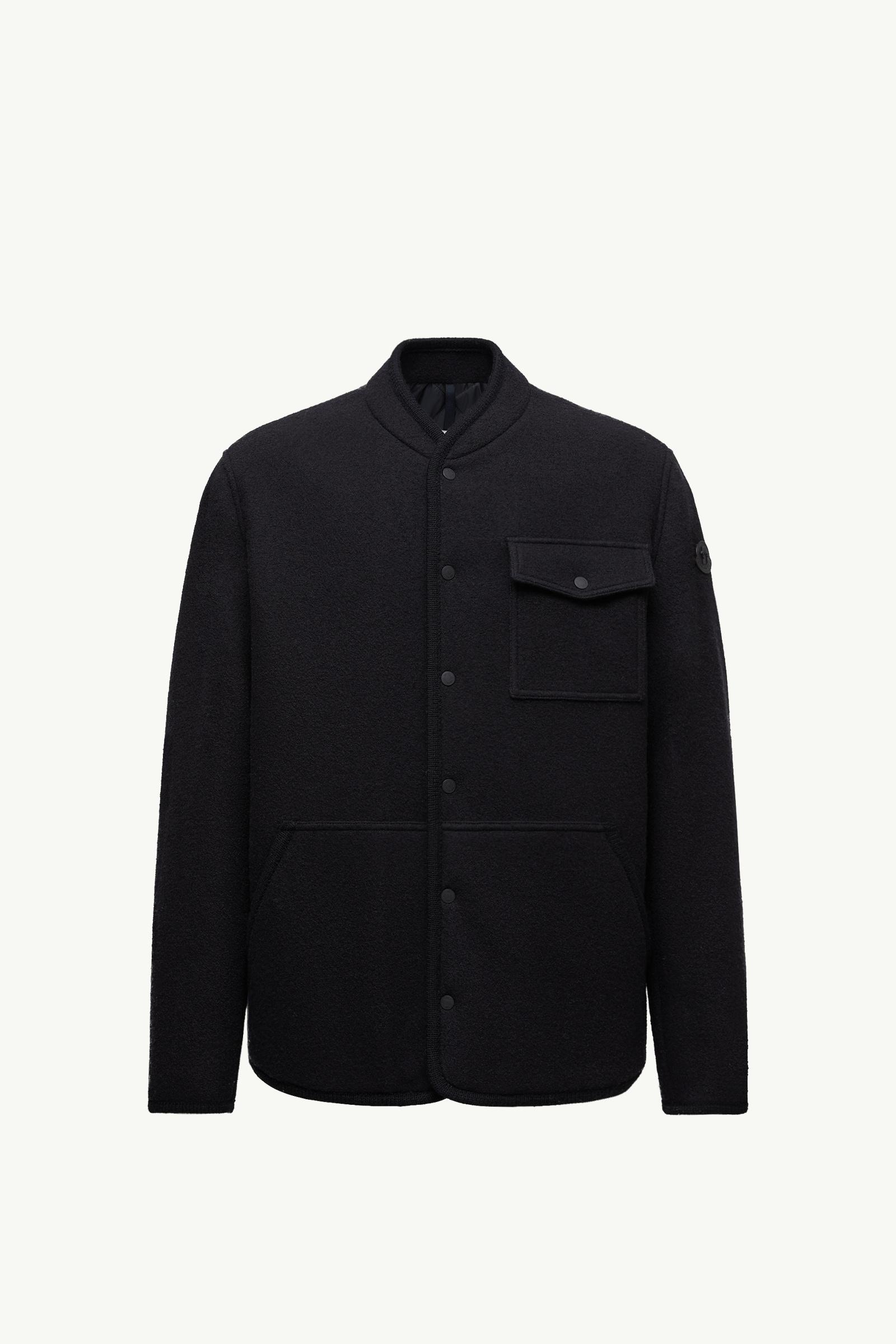 Wool Boucle Shirt Jacket