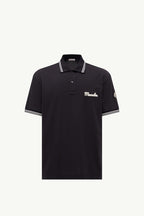 Embroidered Logo Cotton Piquet Polo Shirt
