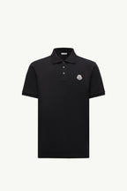 Logo Patch Cotton Piquet Polo Shirt