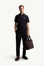 Logo Patch Cotton Piquet Polo Shirt