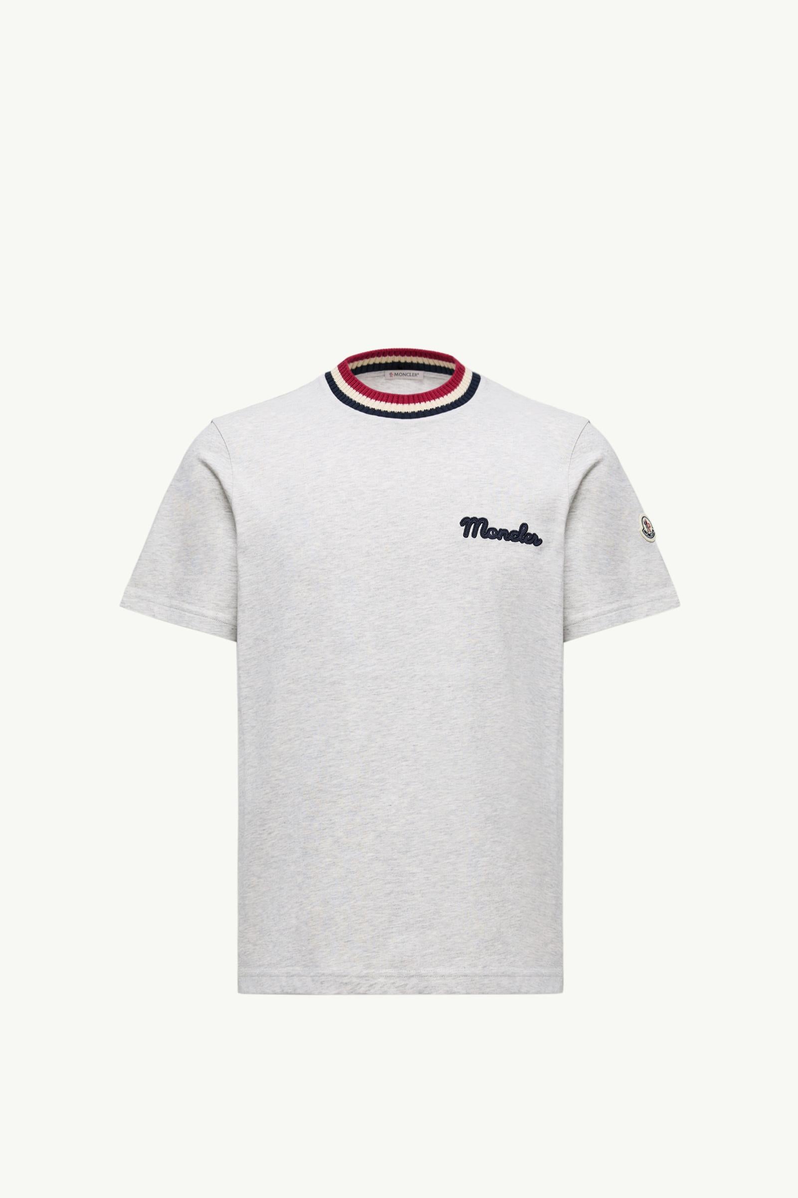 Embroidered Logo Cotton T-Shirt