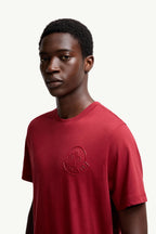Three-Dimensional Logo Cotton T-Shirt