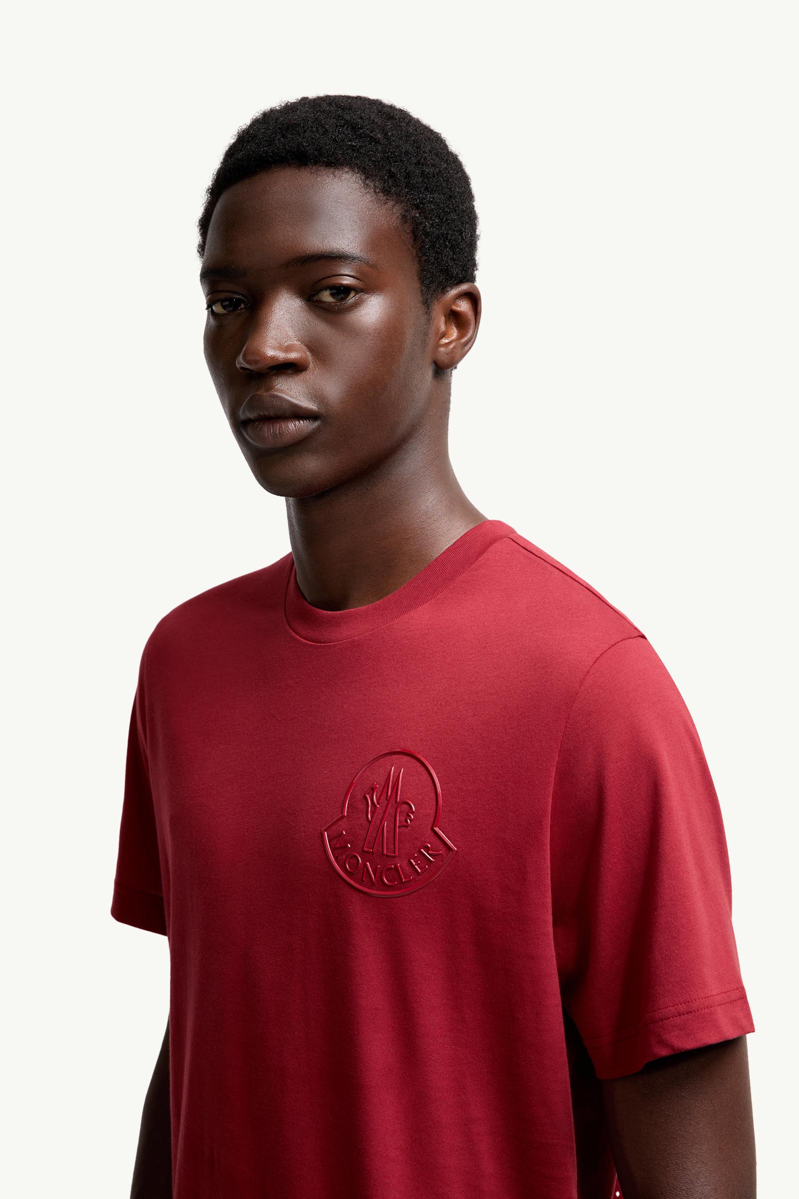 Three-Dimensional Logo Cotton T-Shirt