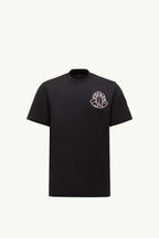 Overlapped Logo Cotton T-Shirt