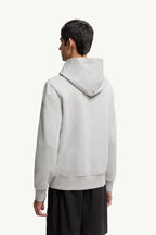 Embroidered Mountain Logo Cotton Hoodie