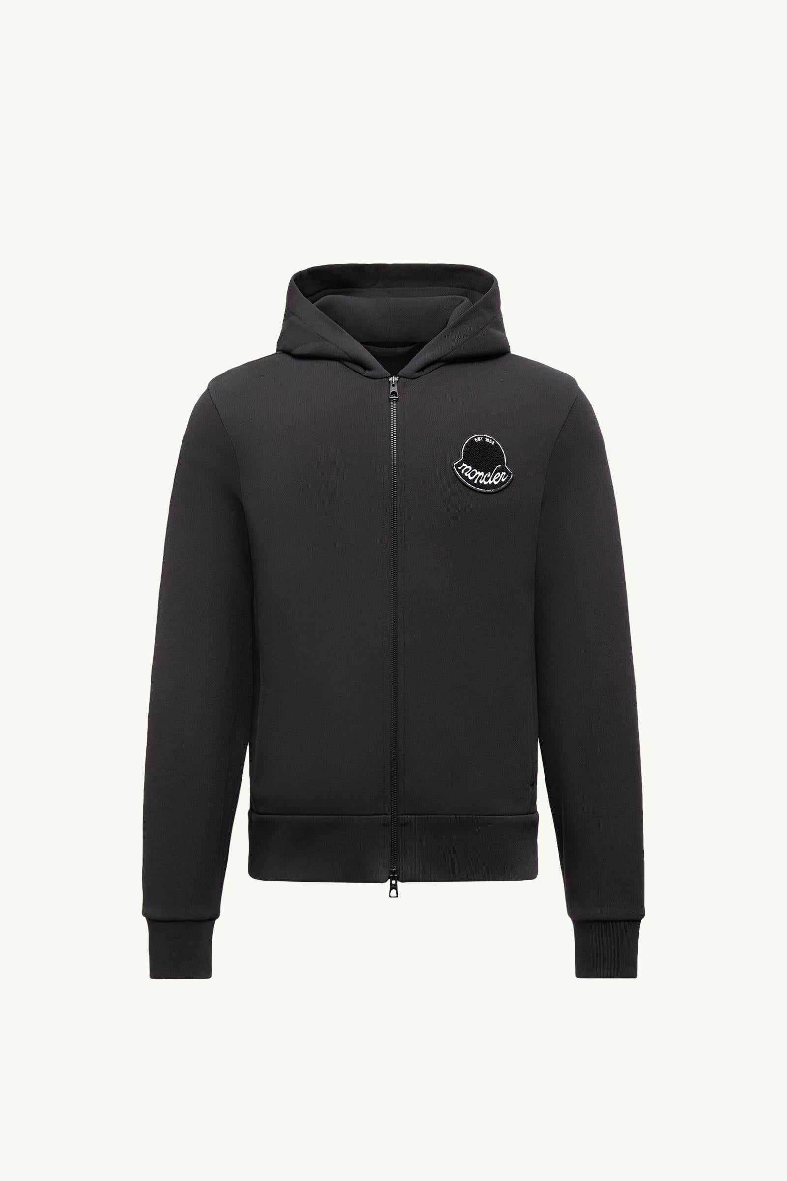 Logo Cotton Zip-Up Hoodie