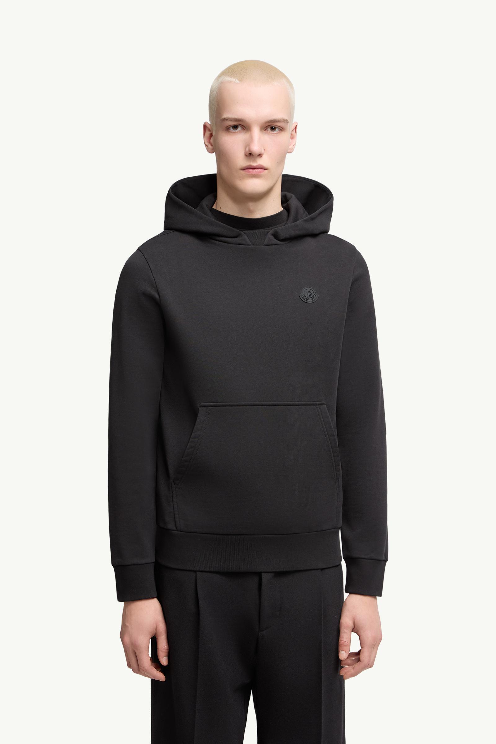 Tonal Back Logo Cotton Hoodie