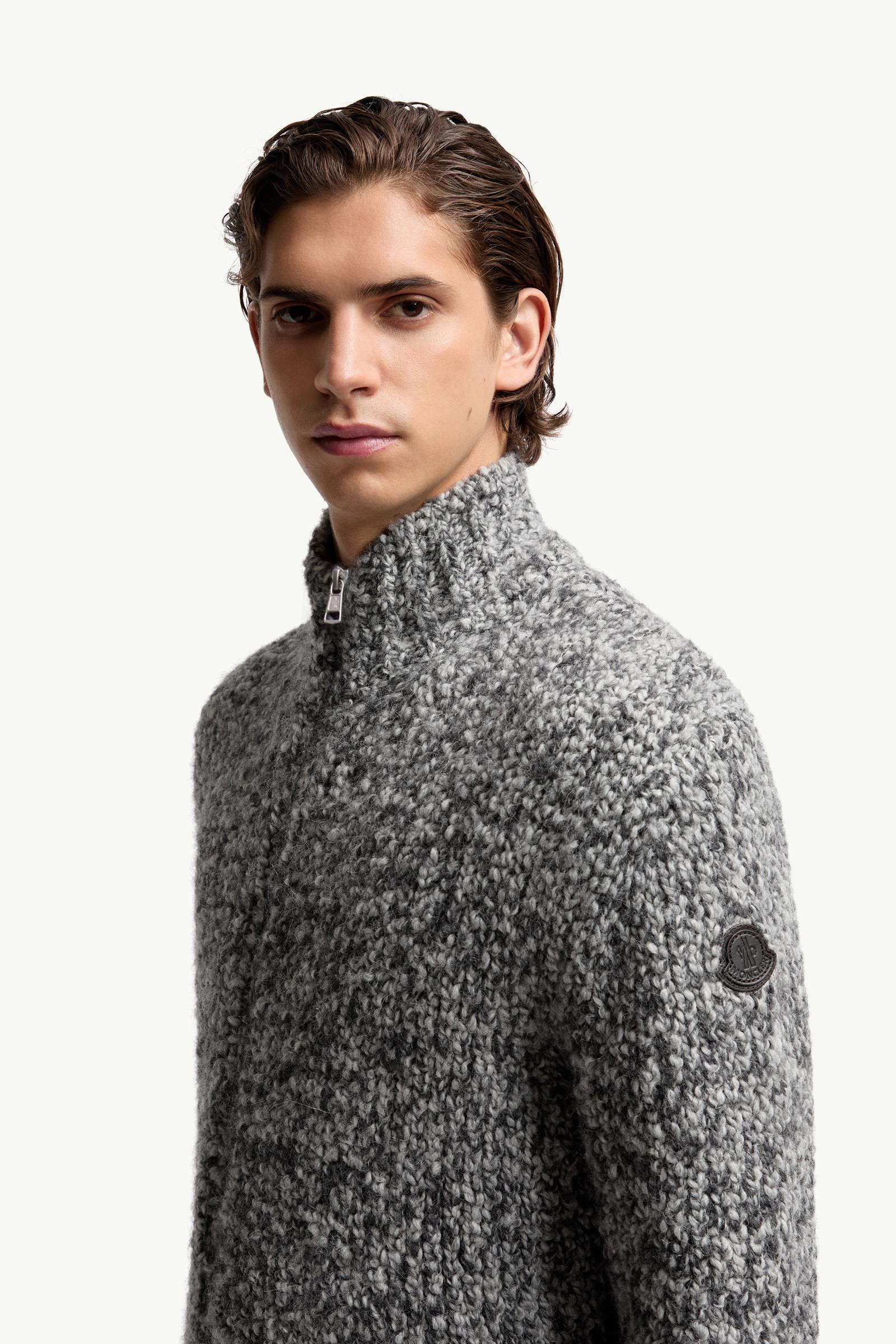 Wool & Alpaca Zip-Up Cardigan